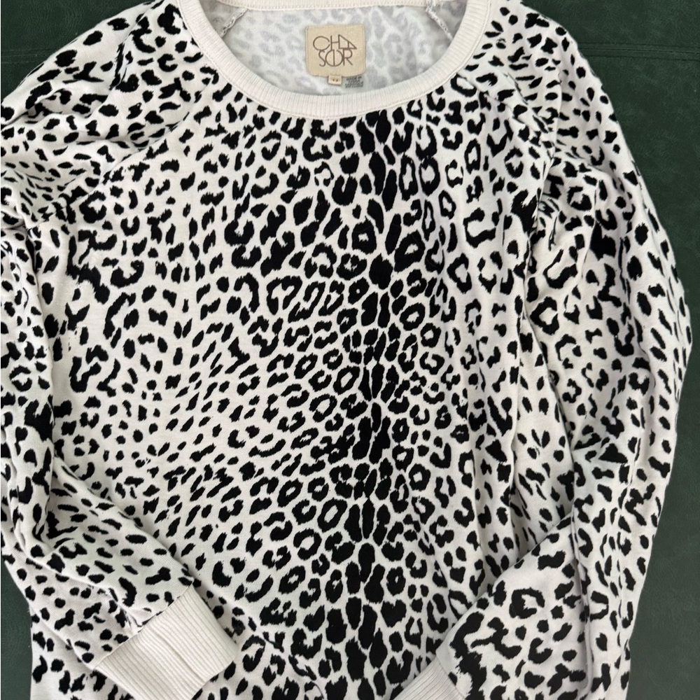 Medium Chaser Leopard Print Sweatshirt